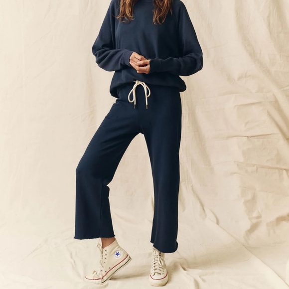 The Great Wide Leg Cropped Sweatpant – 1/S - Picture 1 of 4